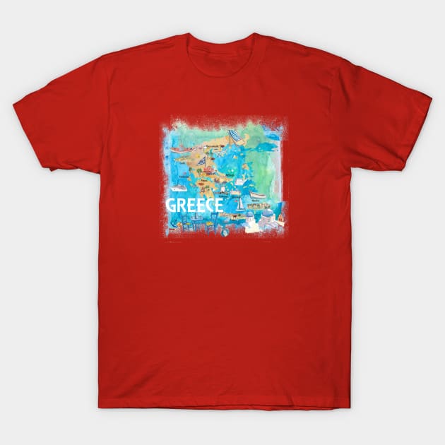 Greece T-Shirt by artshop77